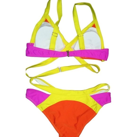 Neon Bandage Bikini in Choice of Colours from AED - Picture 8 of 8